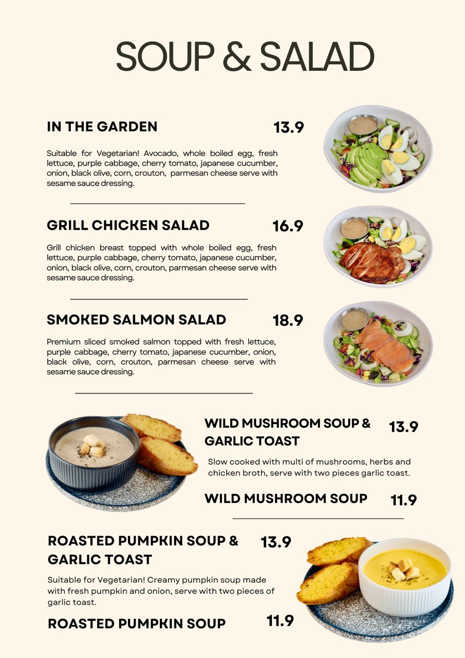 Hou Hou Sandwich Bar — Menu, Pulau Pinang