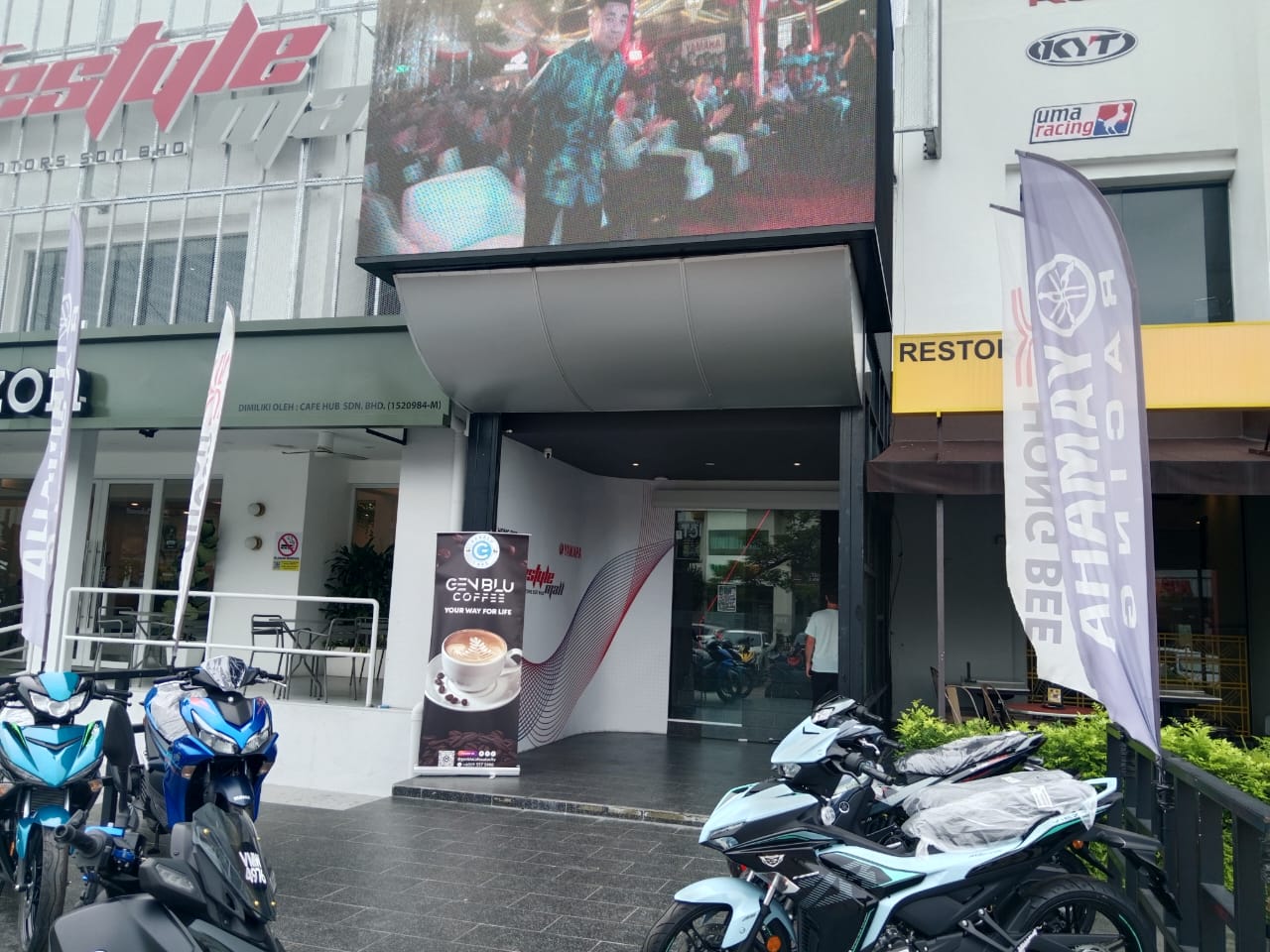 GENBLU CAFE AUTO CITY — Environment, Perai, Pulau Pinang
