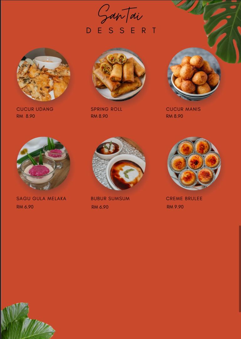 SanTai — Menu, Bandar Cassia, Pulau Pinang