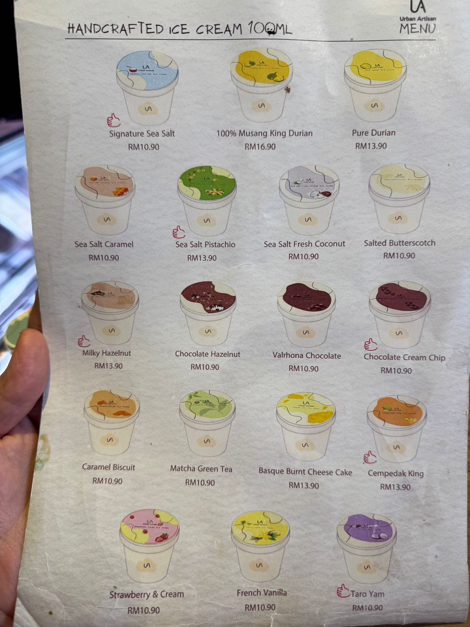 Urban Artisan Cafe — Menu, George Town, Pulau Pinang