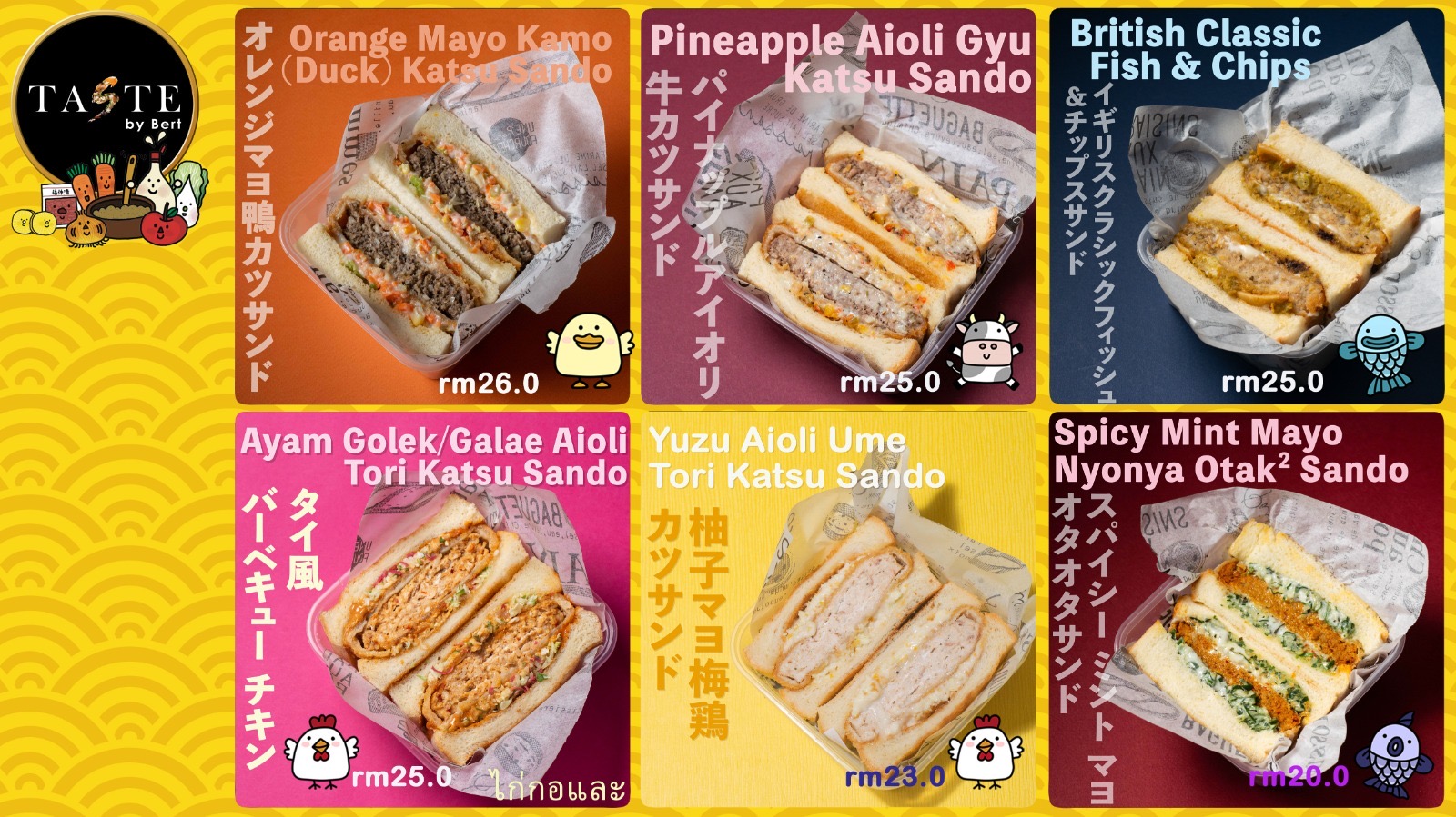 Taste by Bert cafe — Menu, Bukit Jalil, WP Kuala Lumpur