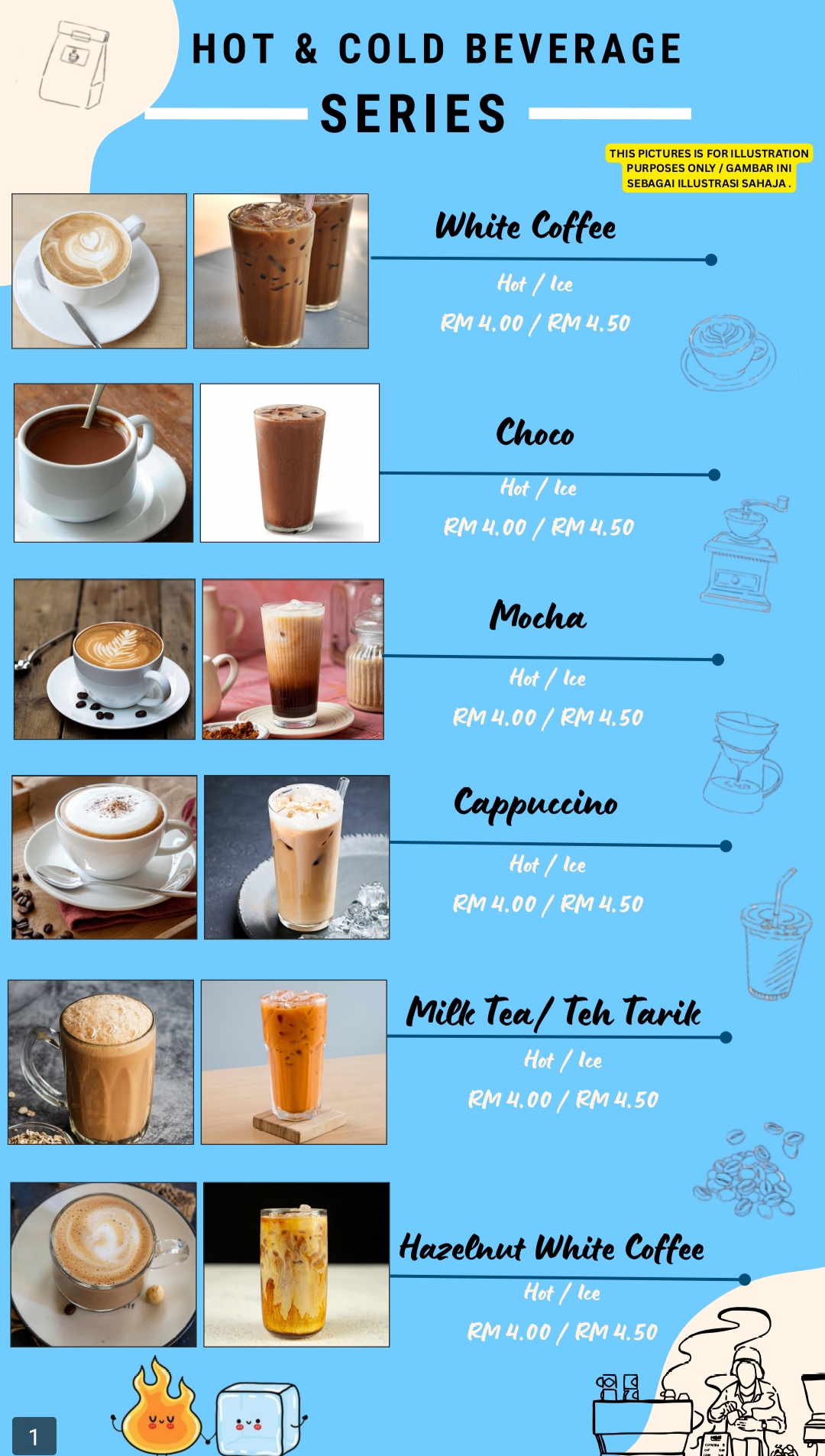 H2O — Menu, Jln Tun Hamdan Sheikh Tahir, 842 2012, Jalan Bertam, 13200 Kepala Batas, Pulau Pinang