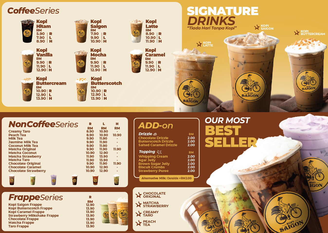 KOPI SAIGON SUNGAI DUA UTAMA — Menu, Butterworth, Pulau Pinang