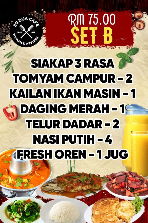 SUNGAI DUA CAFE — Menu, BUTTERWORTH, Pulau Pinang