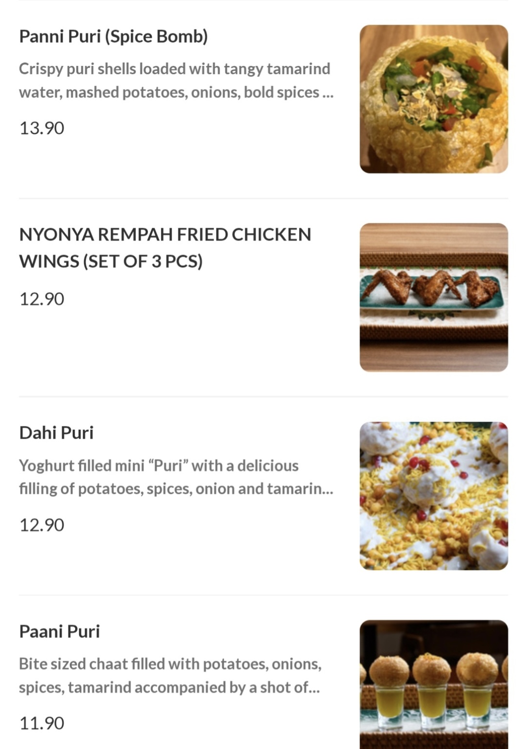 SIMPLY MALAYSIAN CAFE — Menu, PERMATANG PAUH, Pulau Pinang