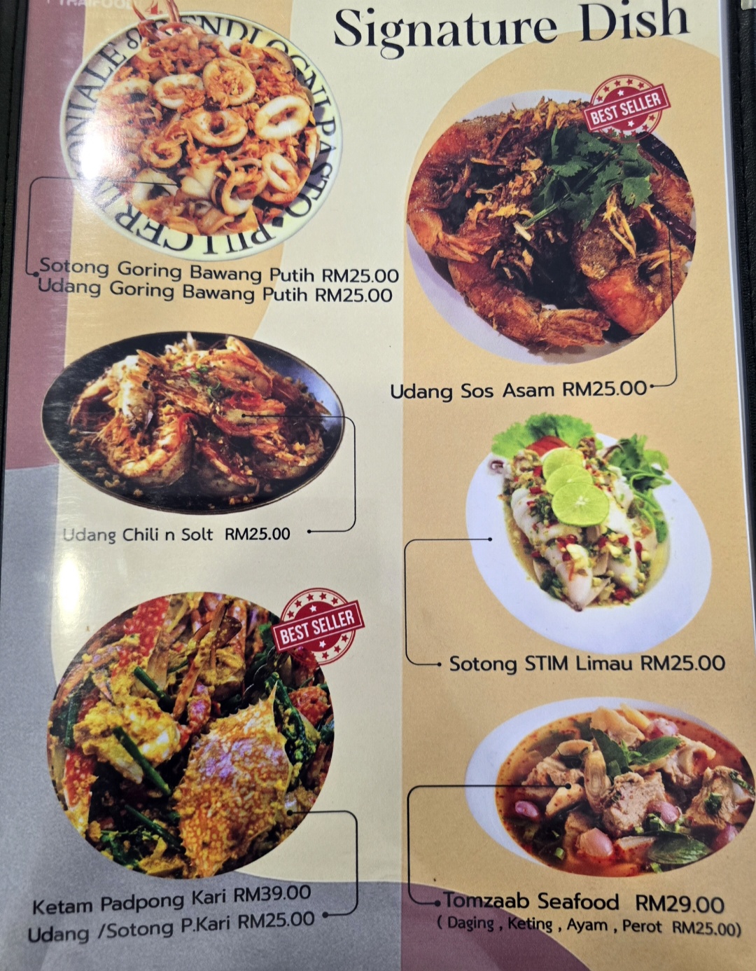THAI FOOD 4U — Menu, BUKIT MERTAJAM, Pulau Pinang
