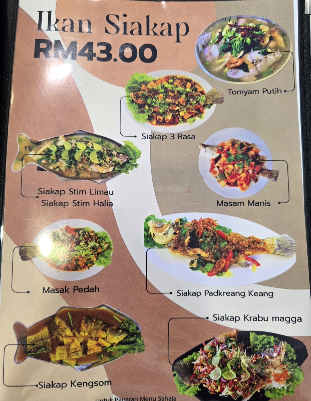 THAI FOOD 4U — Menu, BUKIT MERTAJAM, Pulau Pinang