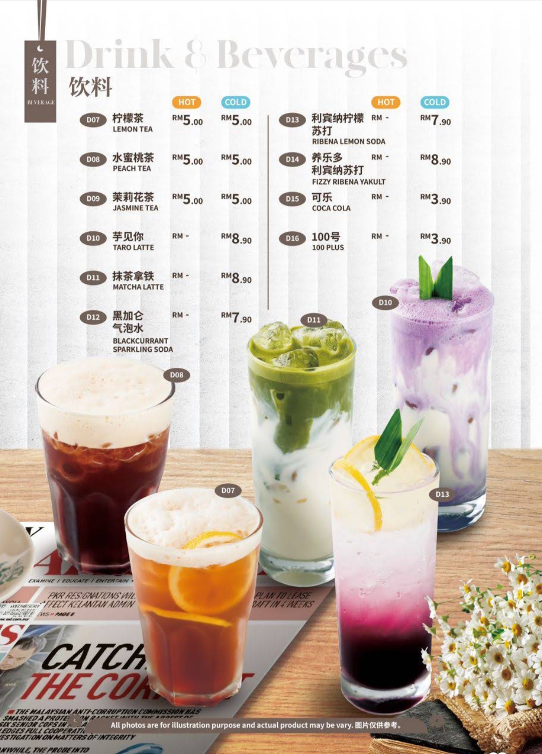 Nom Nom 浓浓茶室 — Menu, Simpang Ampat, Pulau Pinang