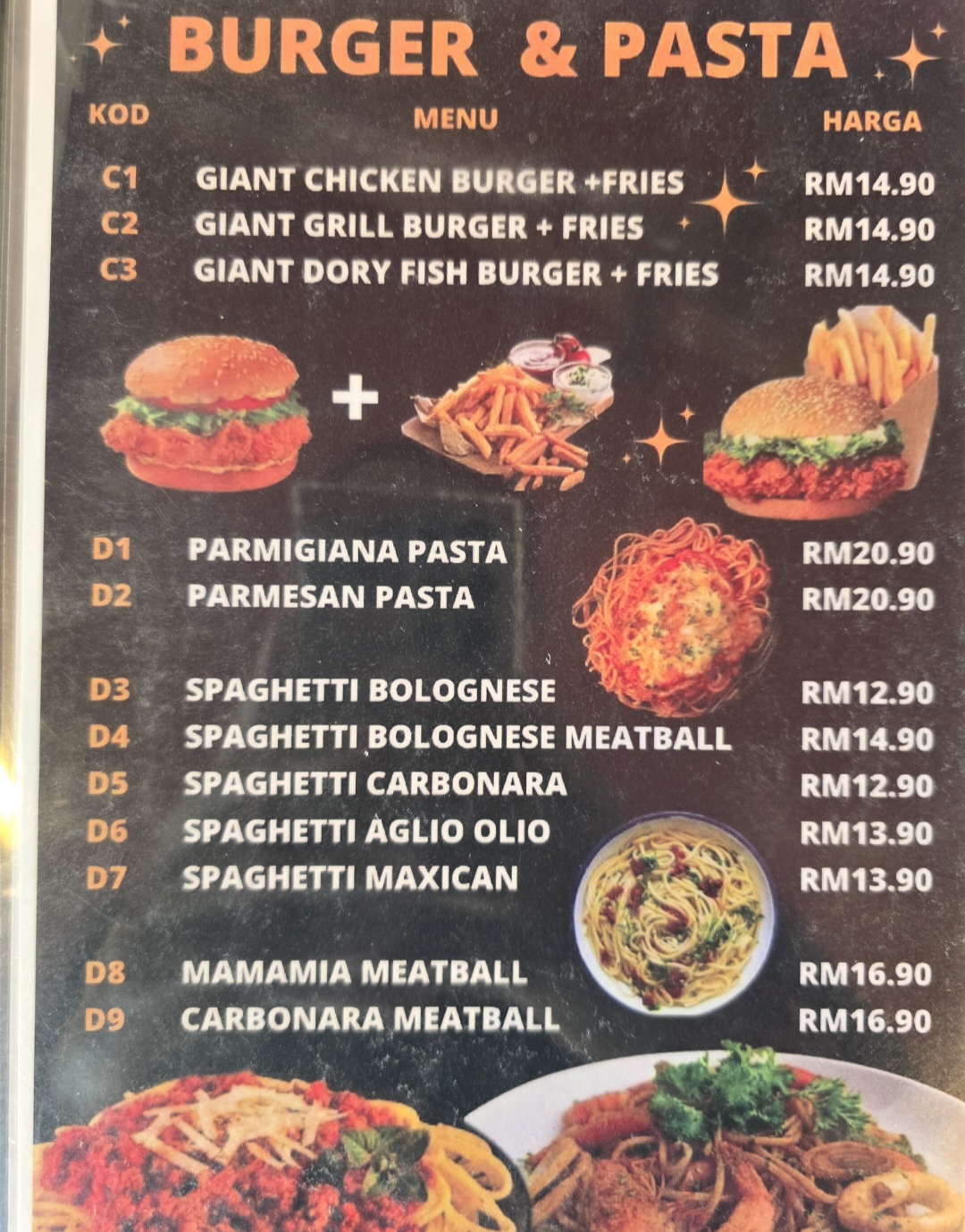 THE BOAT KITCHEN — Menu, PENANTI, Pulau Pinang