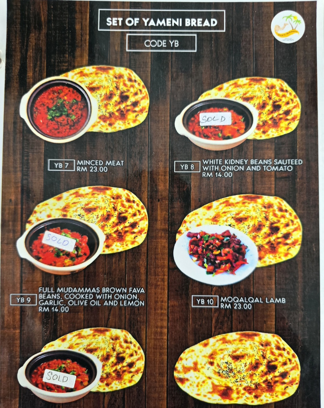 HAN’S HADRAMAWT — Menu, KEPALA BATAS, Pulau Pinang