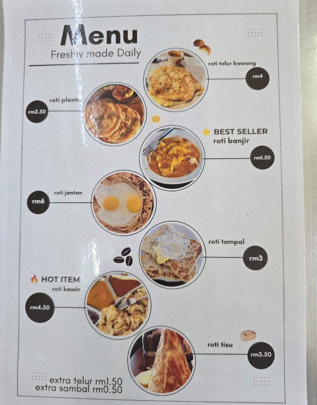 RESTORAN CHE ABANG KARI KEPALA IKAN BERTAM PUTRA — Menu, KEPALA BATAS, Pulau Pinang