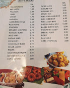 Sri Ananda Bahwan Restaurant — Menu, George Town, Pulau Pinang