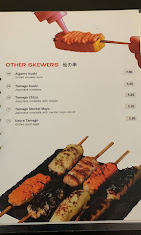 隣 TONARI Japanese Food & Kushiyaki Restaurant — Menu, George Town, Pulau Pinang