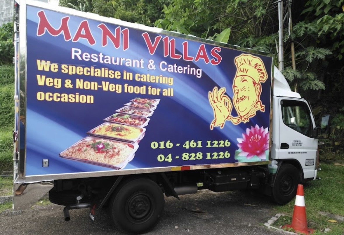 Mani Villas Restaurant & Catering — Menu, George Town, Pulau Pinang