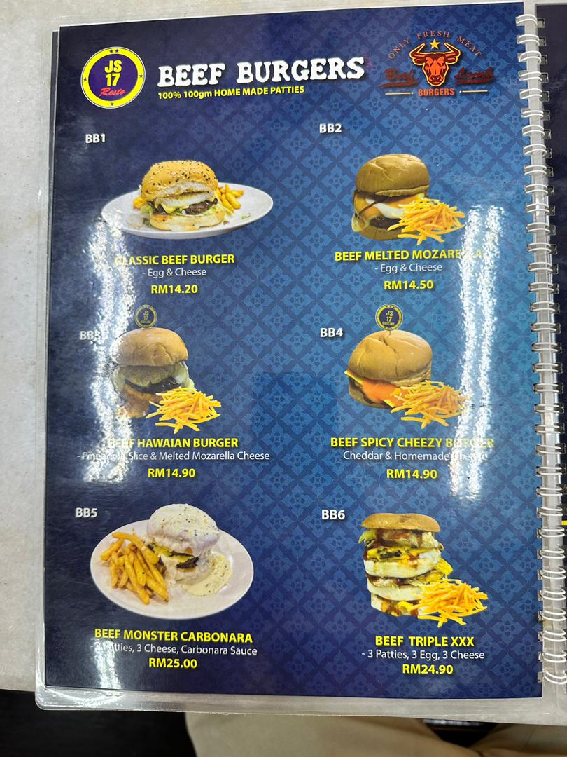Abu’s Kitchen — Menu, George Town, Pulau Pinang