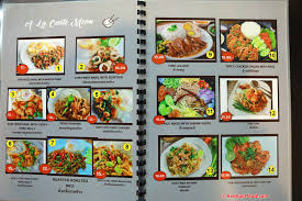TUK TUK ORIGINAL THAI FOOD — Menu, George Town, Pulau Pinang