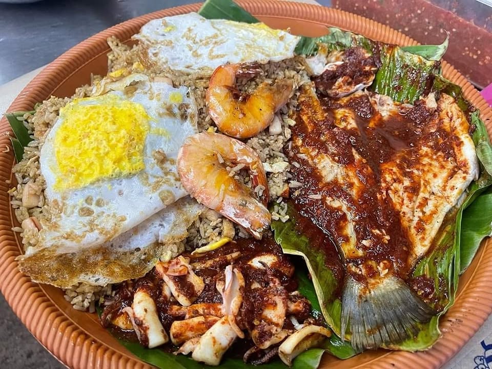 Ahmed's Nasi Goreng Seafood — Menu, George Town, Pulau Pinang