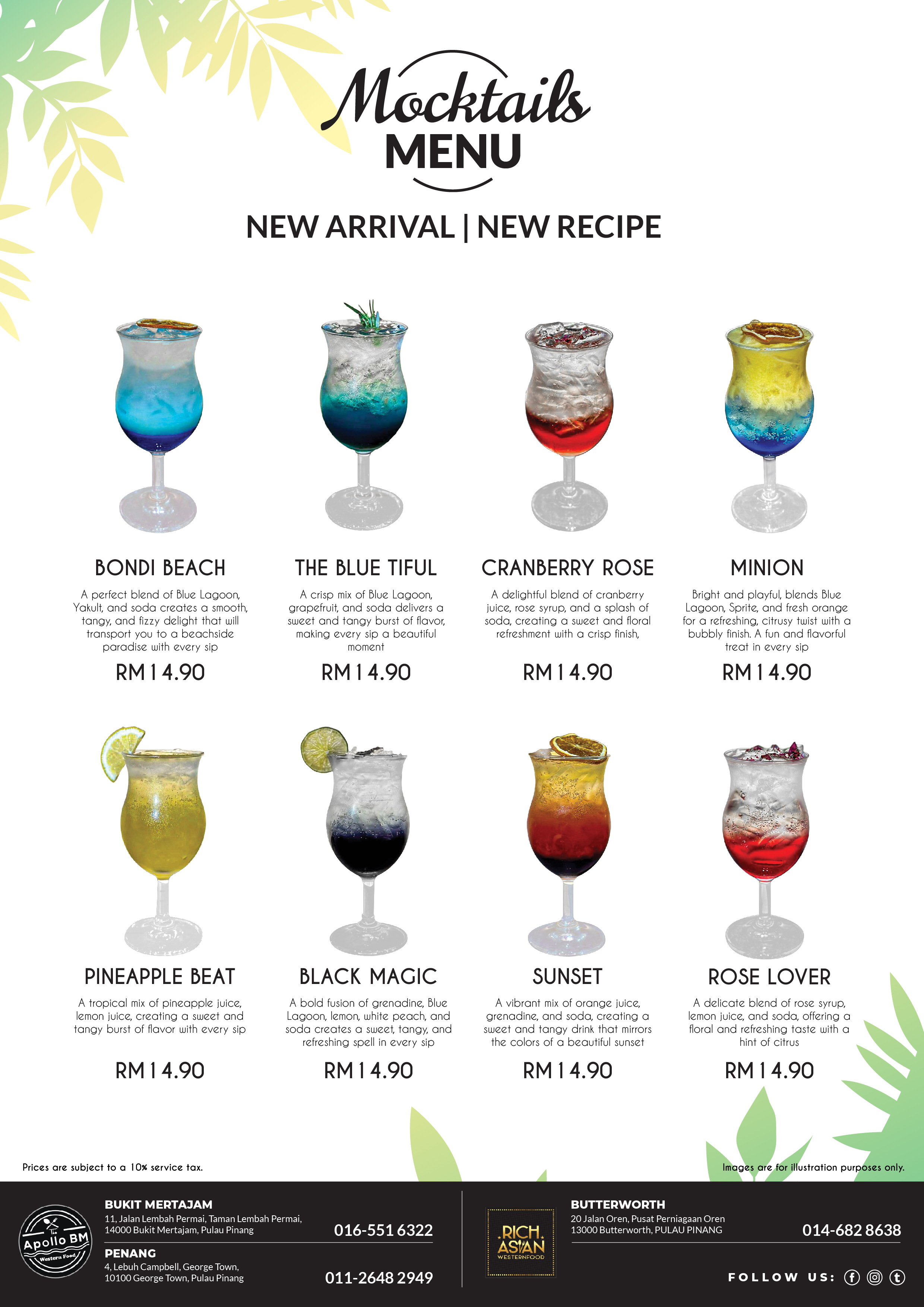 Apollo BM Western Food — Menu, Bukit Mertajam, Pulau Pinang