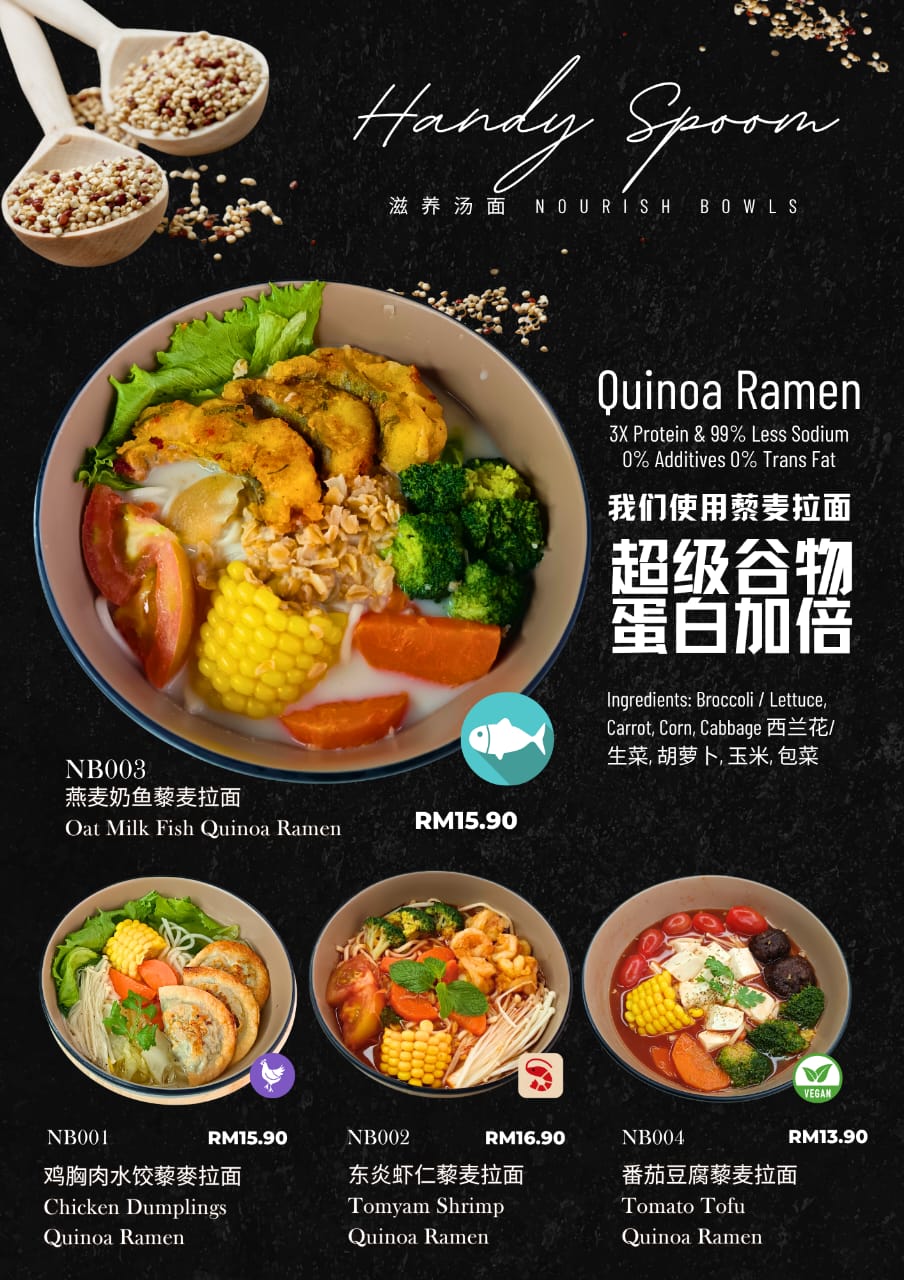 Handy Spoon — Menu, George Town, Pulau Pinang