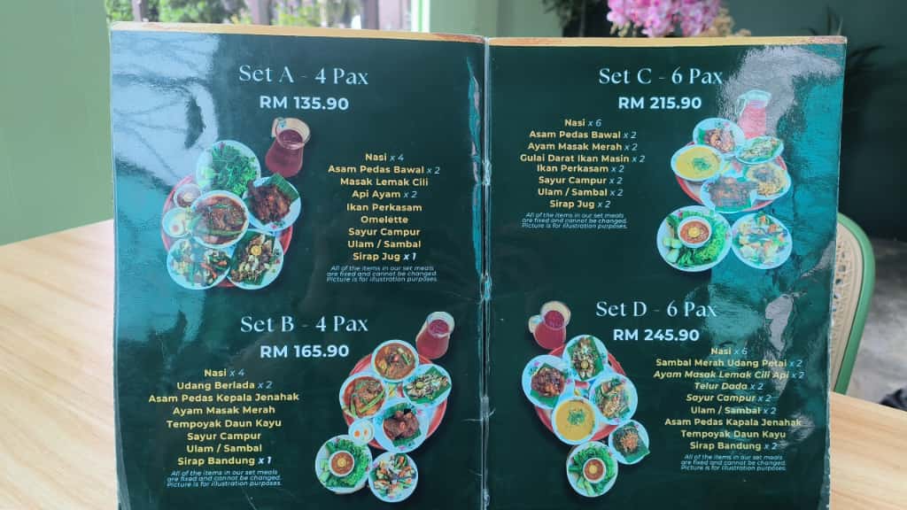 Dulang - Citarasa Melayu — Menu, George Town, Pulau Pinang