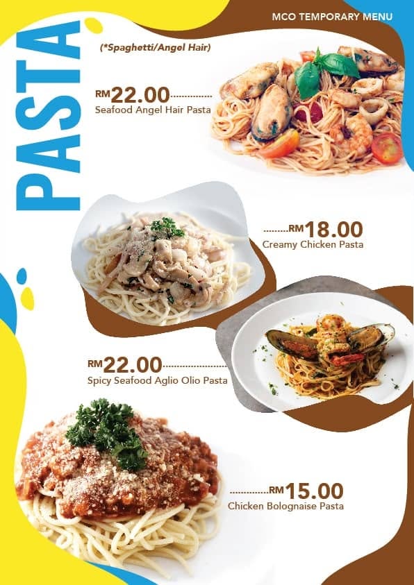 Crepe Cottage Gurney Drive — Menu, George Town, Pulau Pinang