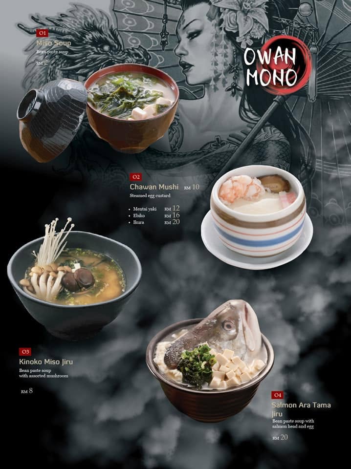 Hanabi Udini Square — Menu, George Town, Pulau Pinang