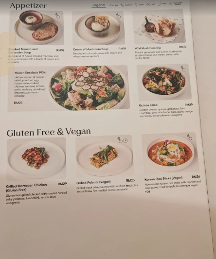 Halzan Penang — Menu, George Town, Pulau Pinang