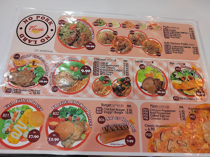 Florida Western Food (Farlim, Penang) — Menu, Ayer Itam, Pulau Pinang