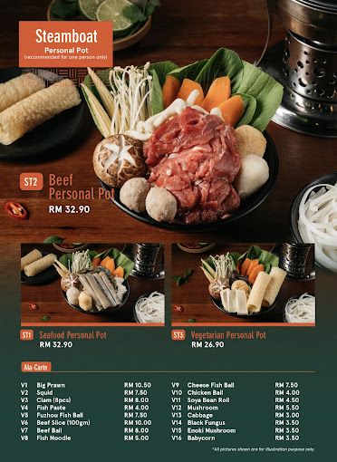 Saigon Bowl — Menu, George Town, Pulau Pinang
