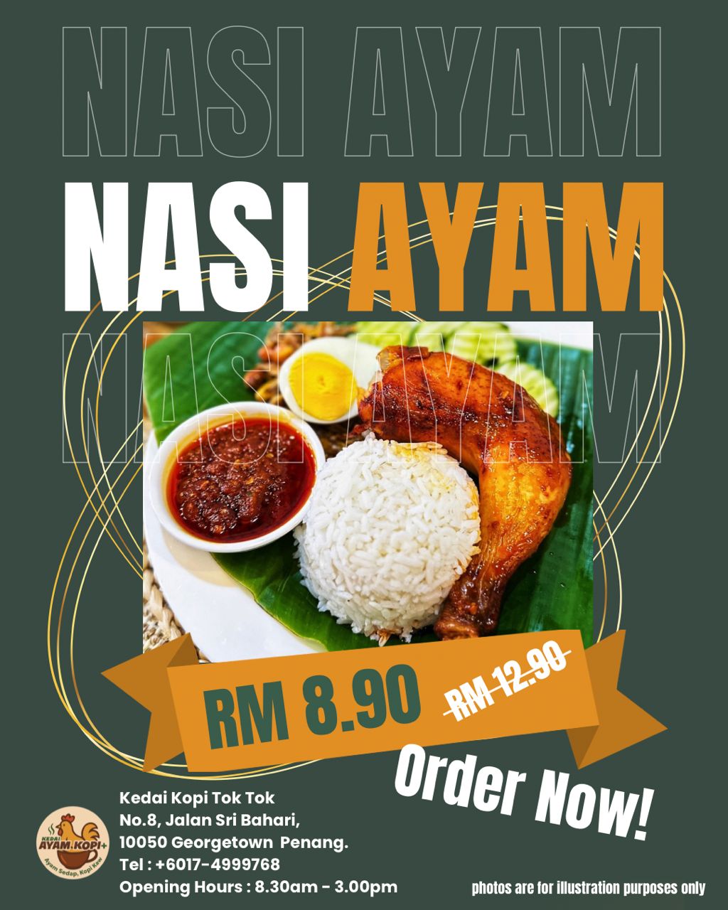 Kedai Kopi Tok Tok — Menu, George Town, Pulau Pinang
