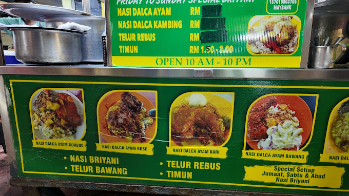 Nasi Dalca Rahim — Menu, George Town, Pulau Pinang