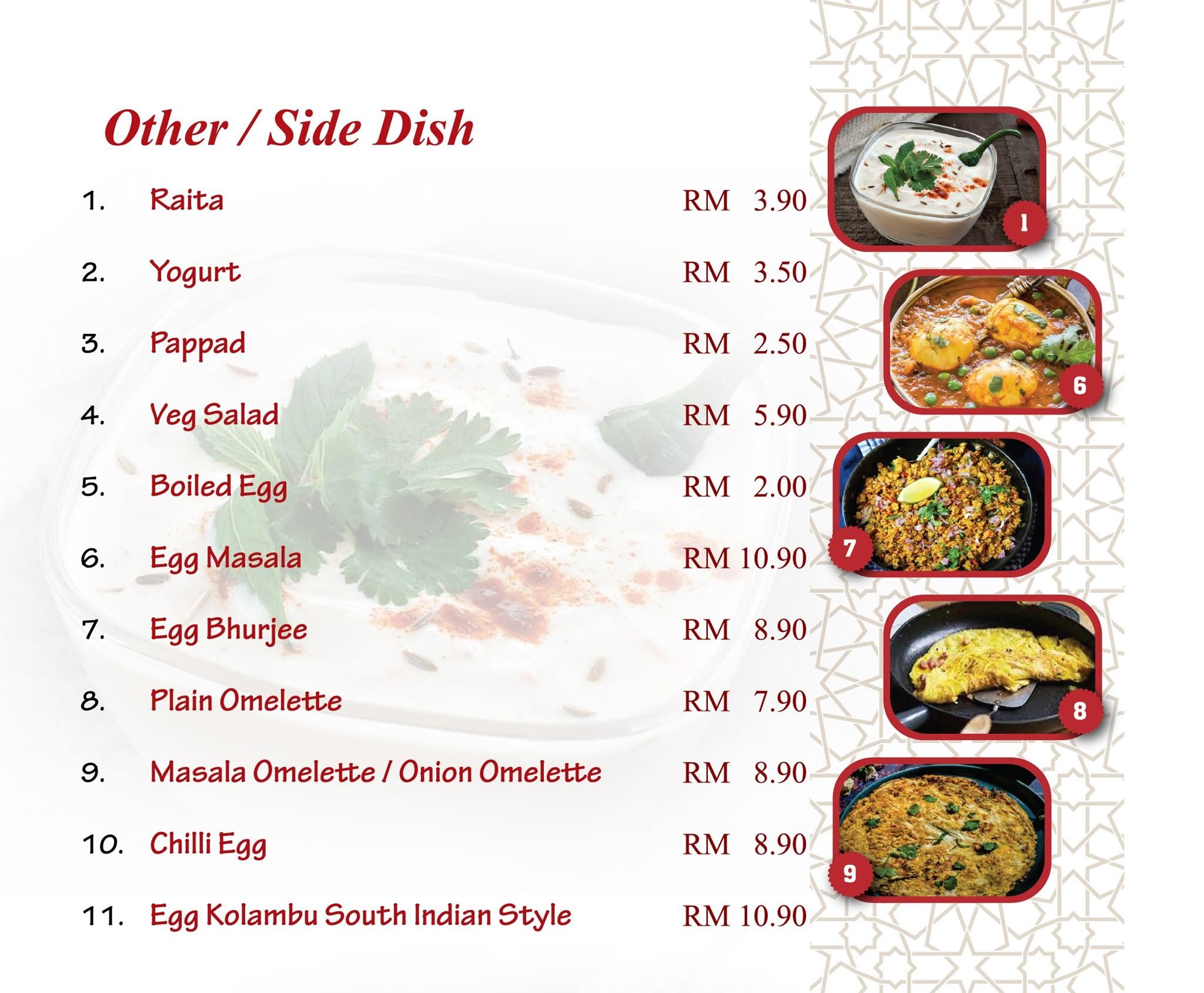 Gem Restaurant • ஜெம் உணவகம் — Menu, George Town, Pulau Pinang