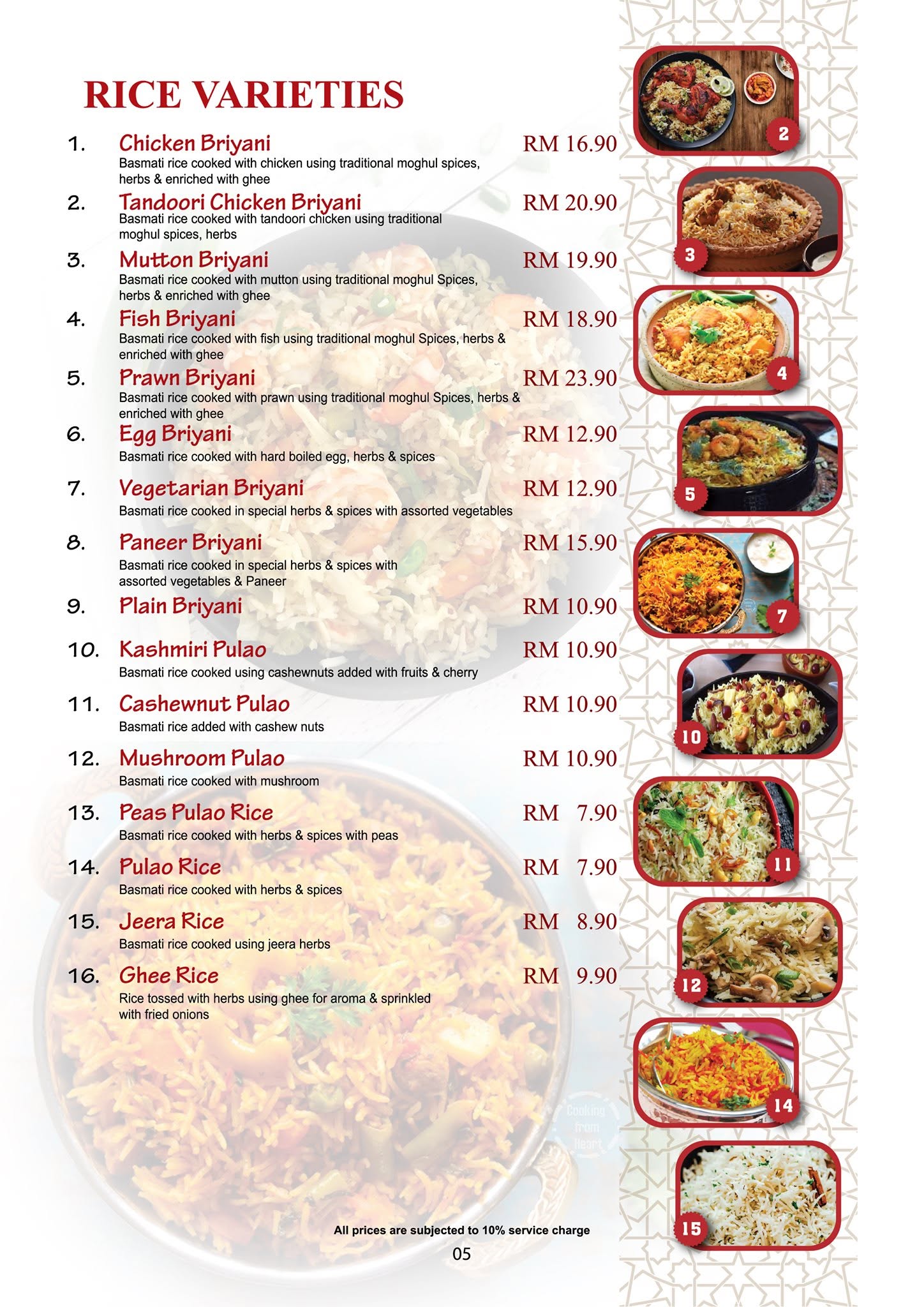 Gem Restaurant • ஜெம் உணவகம் — Menu, George Town, Pulau Pinang
