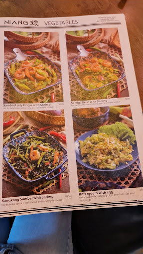 Niang Penang — Menu, George Town, Pulau Pinang