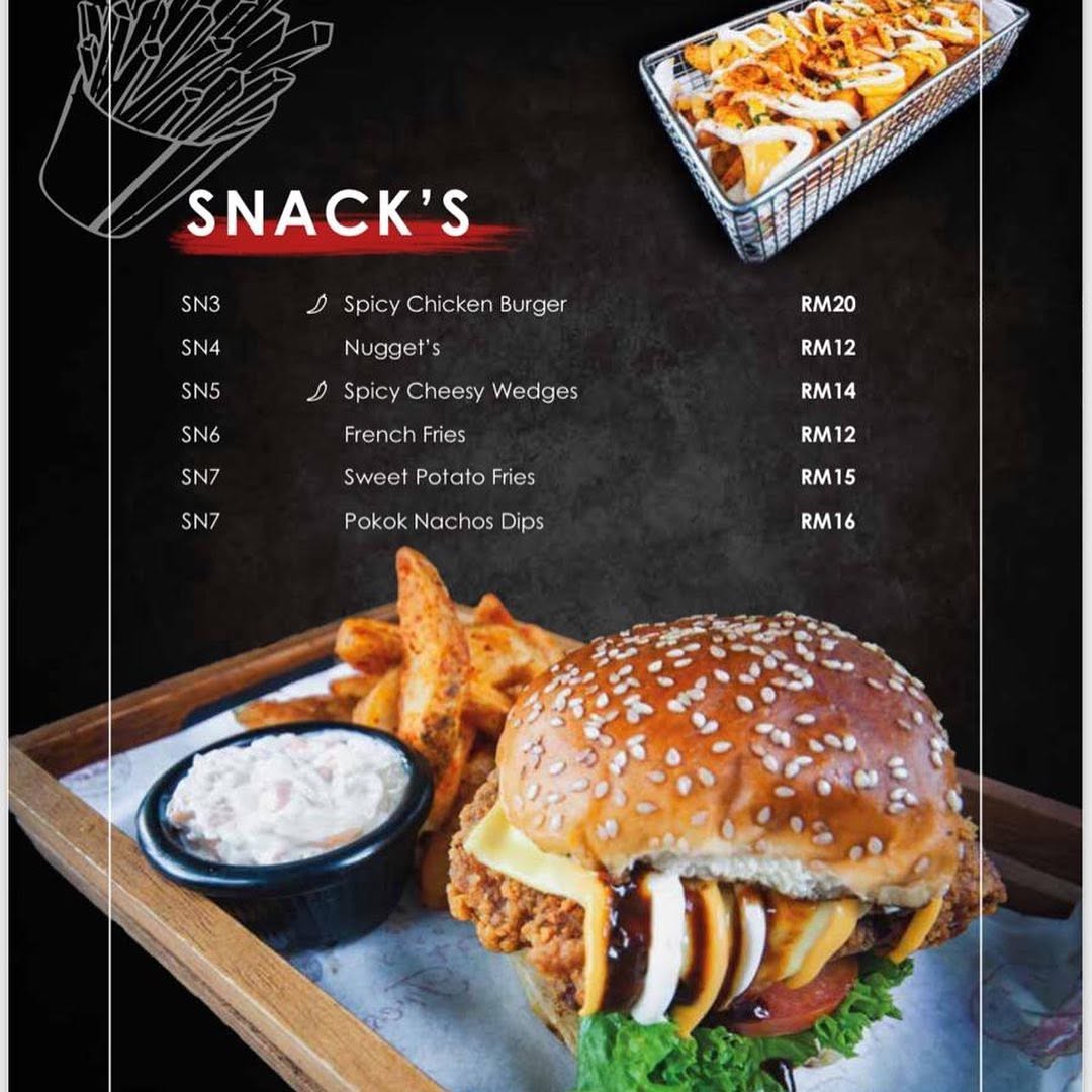 The Pokok - All Day Bar — Menu, George Town, Pulau Pinang