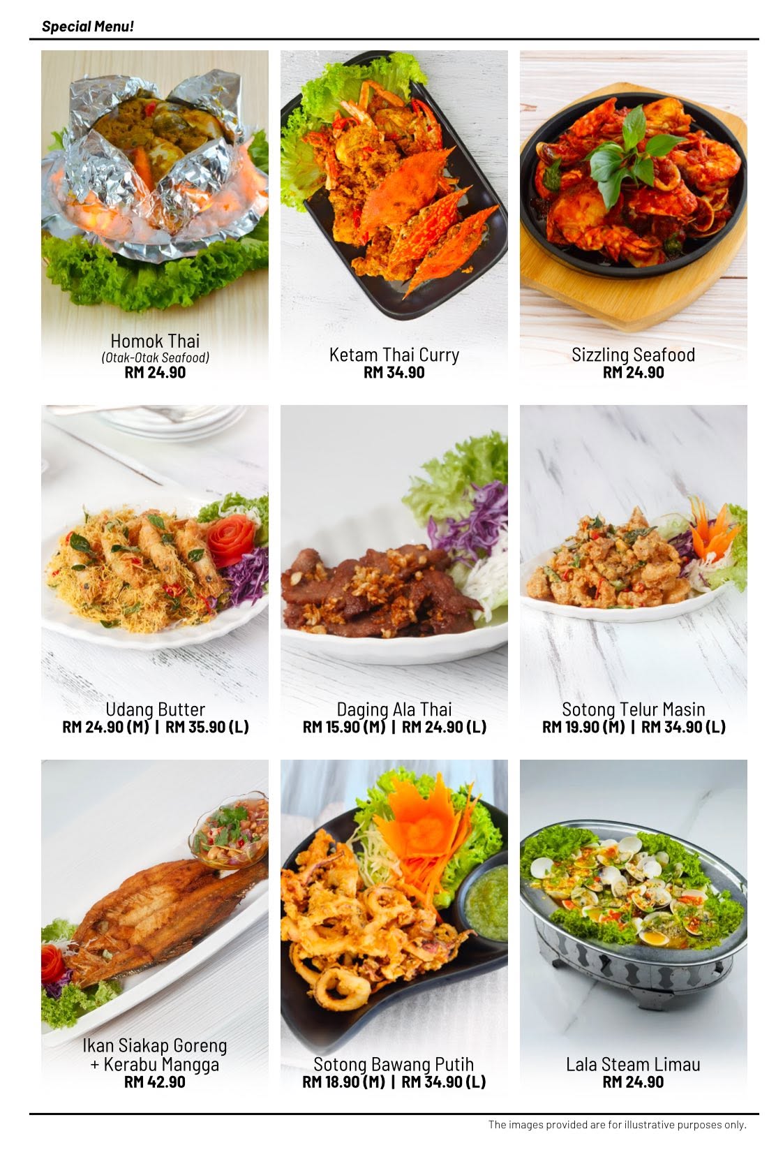 Bangkok Kitchen (Penang Road) — Menu, George Town, Pulau Pinang