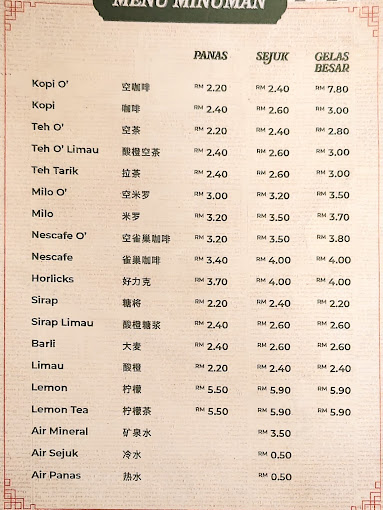 Makan Pagi by Fizzy Cafe — Menu, George Town, Pulau Pinang