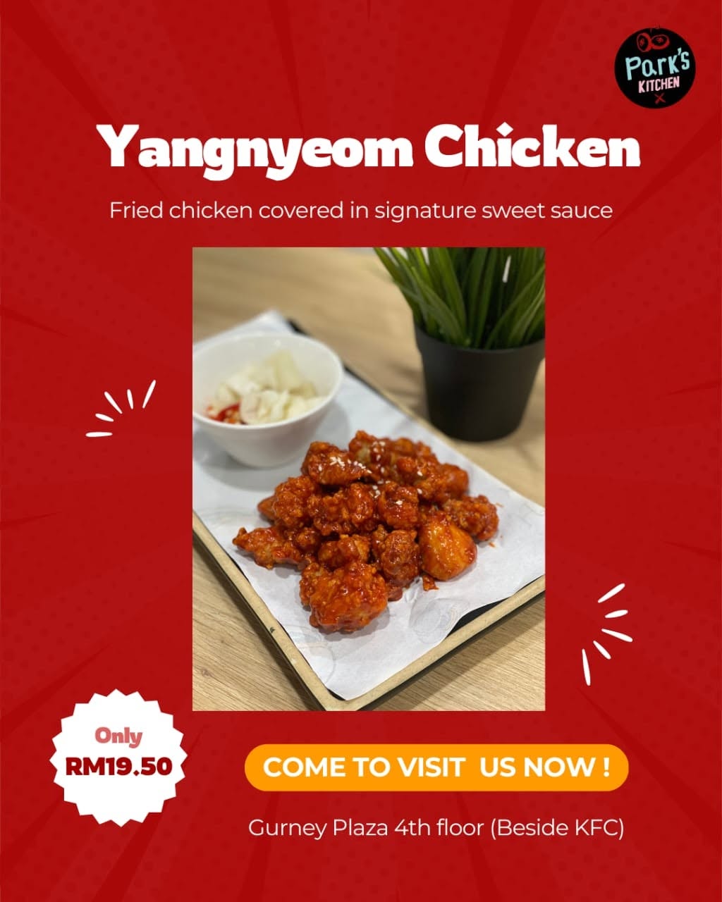 Park's kitchen Korean restaurant — Menu, George Town, Pulau Pinang