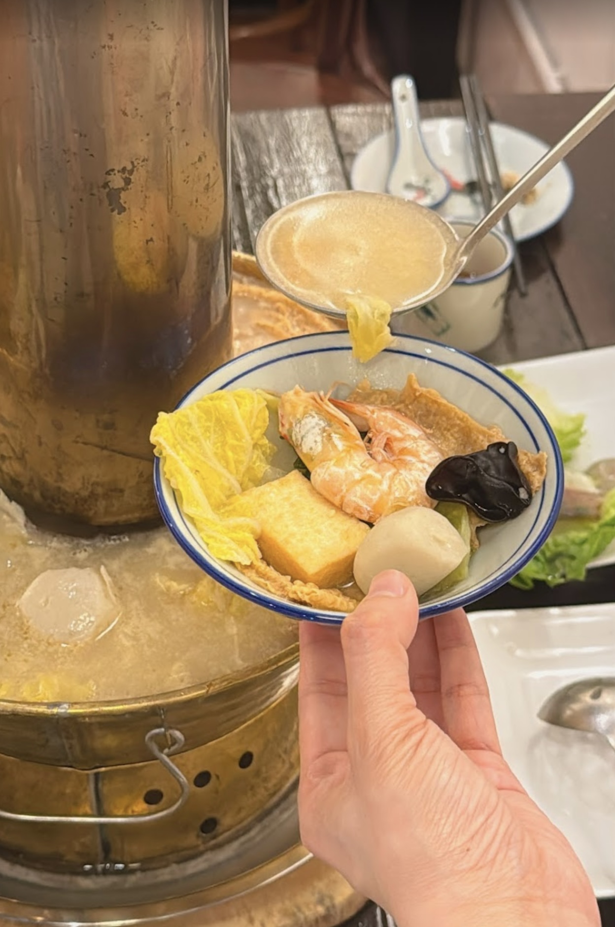 潮州人鱼头炭炉 Teochew nang charcoal steamboat — Food, George Town, Pulau Pinang