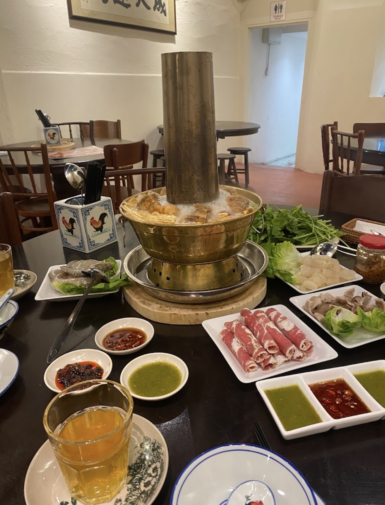 潮州人鱼头炭炉 Teochew nang charcoal steamboat — Food, George Town, Pulau Pinang