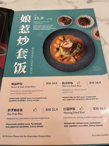 Grand Vege Creative — Menu, George Town, Pulau Pinang