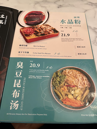 Grand Vege Creative — Menu, George Town, Pulau Pinang
