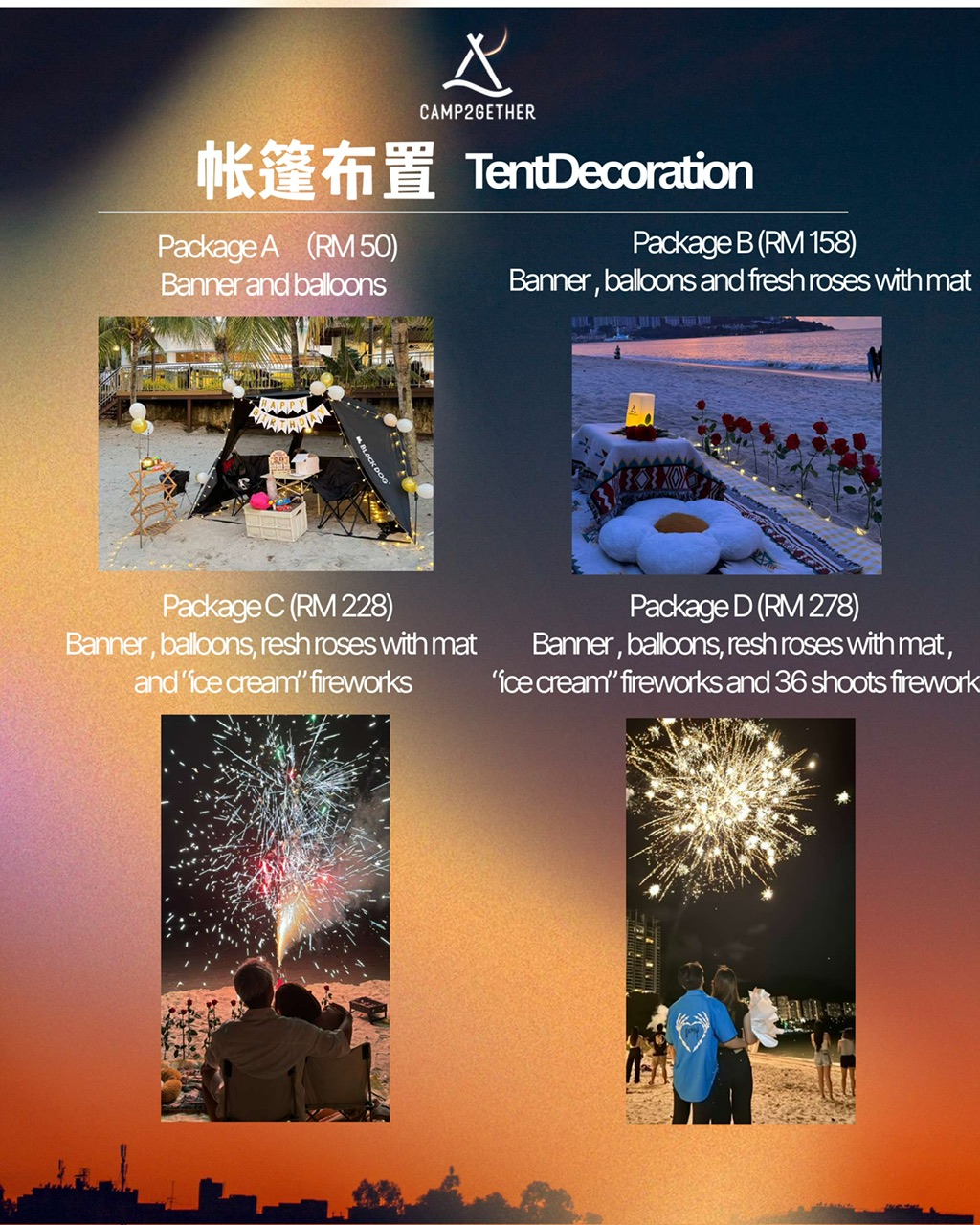 Camp2gether — Menu, Tanjung Bungah, Pulau Pinang