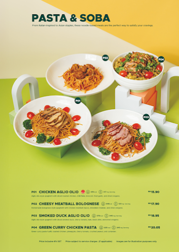 Salad Atelier (The Whiteaways Arcade) — Menu, George Town, Pulau Pinang