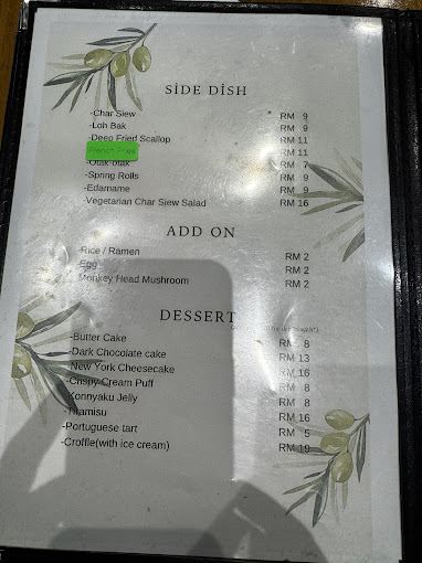 W Life Cafe — Menu, George Town, Pulau Pinang