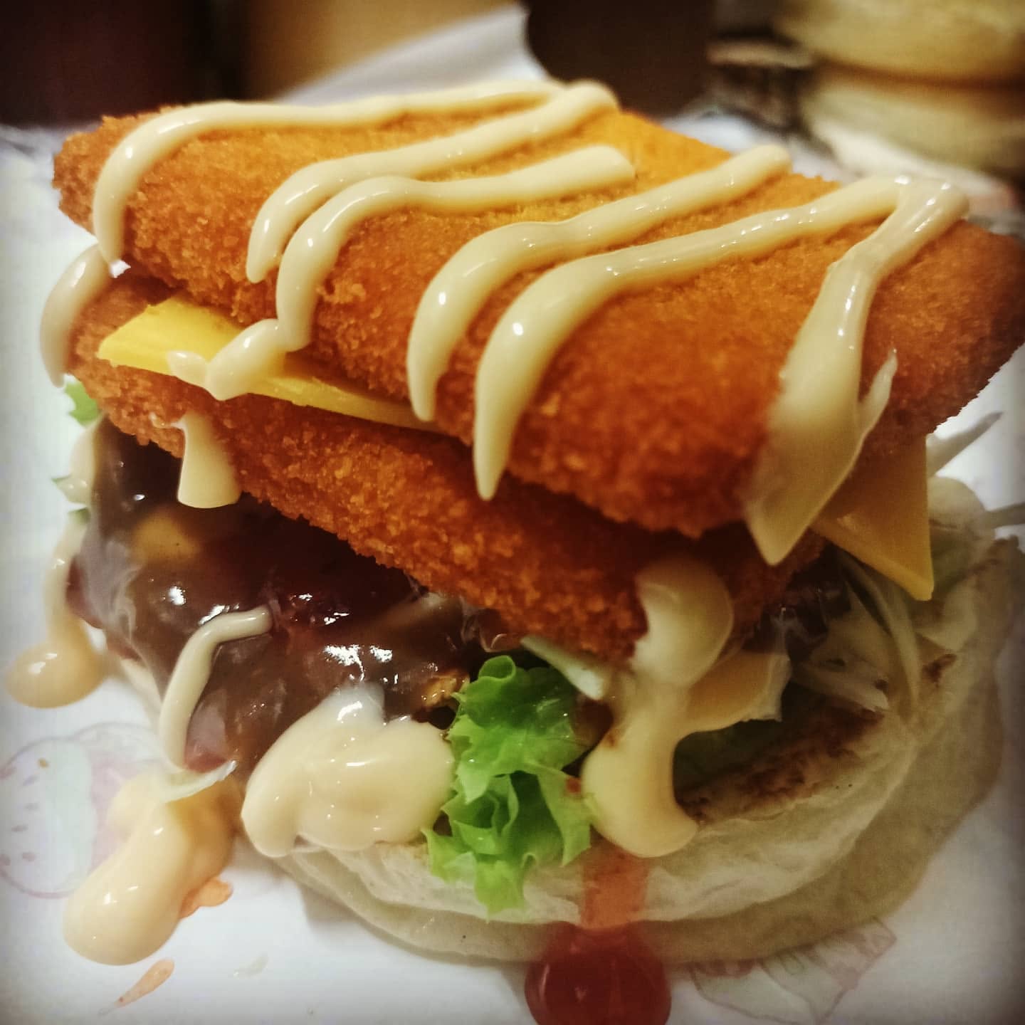 Lan's burger — Food, Ayer Itam, Pulau Pinang