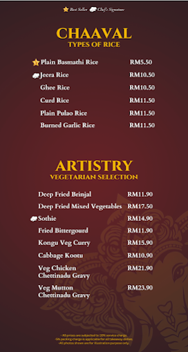 RUSSI Penang - Crafting The Best Of Indian Cuisine — Menu, George Town, Pulau Pinang