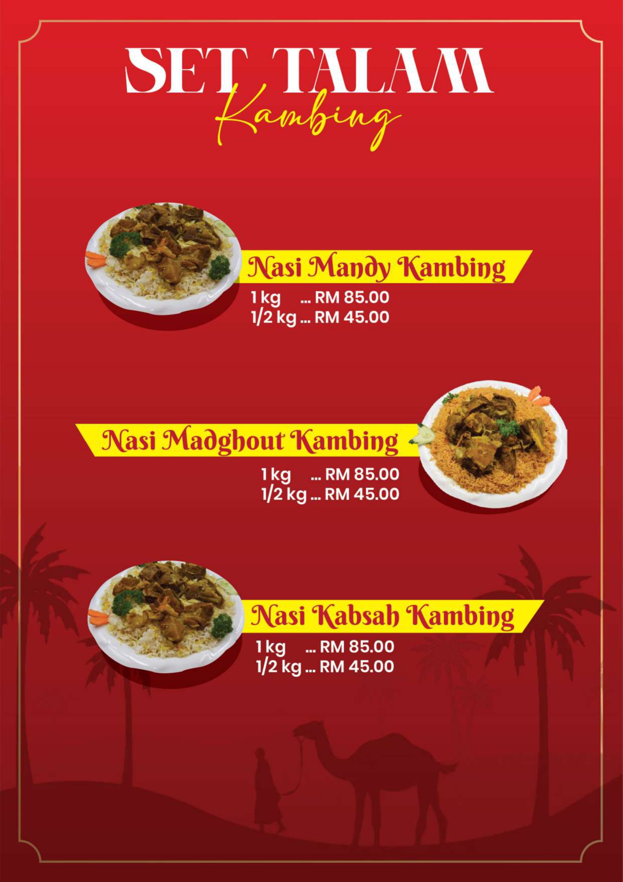 Jazirah Hadramawt — Menu, Kepala Batas, Pulau Pinang
