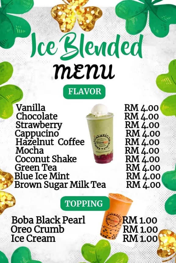 ALMAZ D'CAFE — Menu, Gelugor, Pulau Pinang