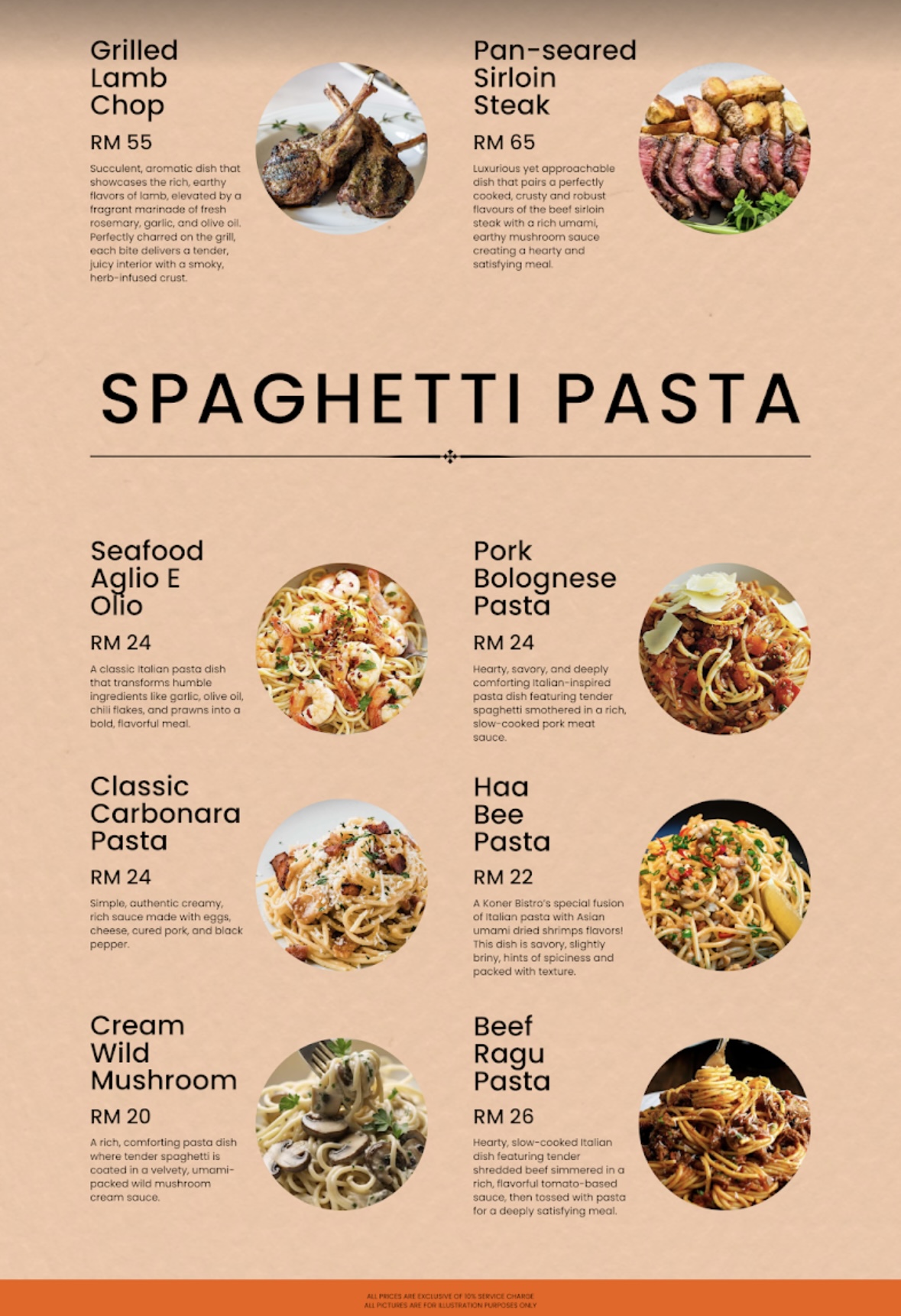KORNER Bistro — Menu, Bayan Lepas, Pulau Pinang